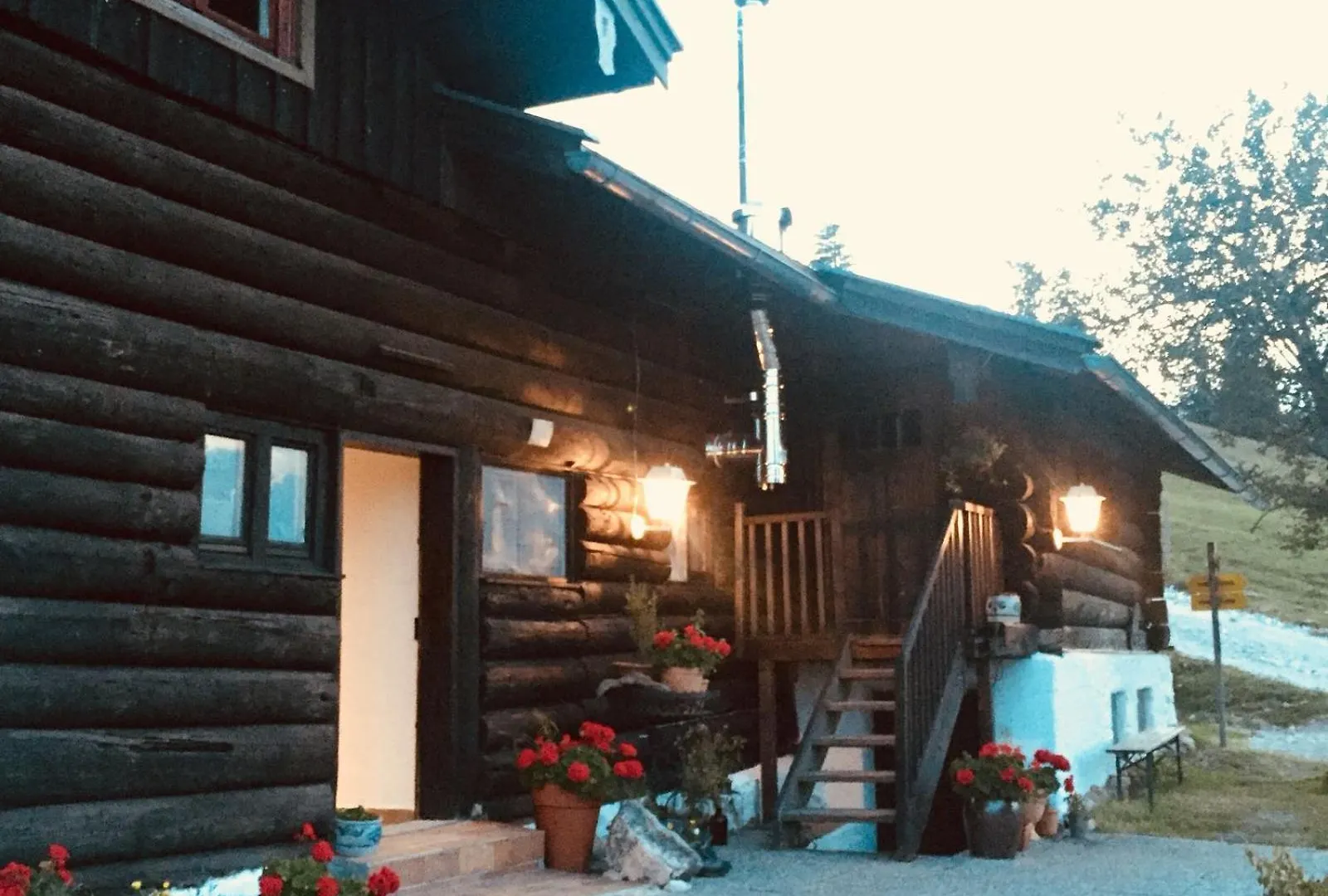 Bruendling-Alm Berggasthof Auf 1167M Auf Dem Hochfelln Bergen